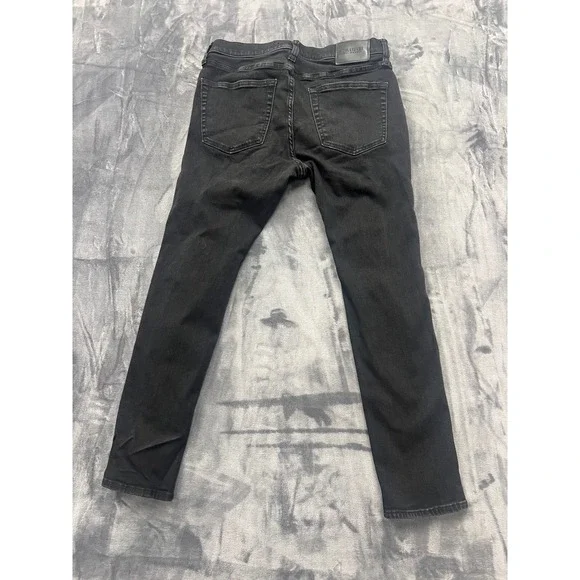 Hollister Athletic Skinny Jeans Mens 32x30 Black Distressed Advanced Stretch - Picture 2 of 10